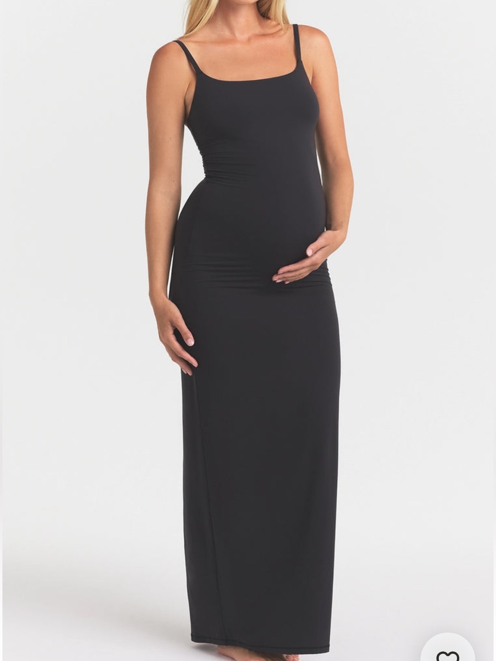 SKIMS Fits Everybody Maternity Long Slip Dress in Size Small